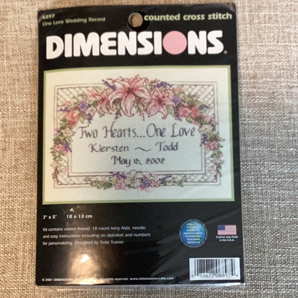 #861 Dimensions Counted Cross Stitch Kit